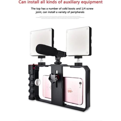 Mcoplus camera stabilizer phone for Phone Stabilizer mobile phone iphone x XR 8 7 gopro 7 6 5 action camera smartphone