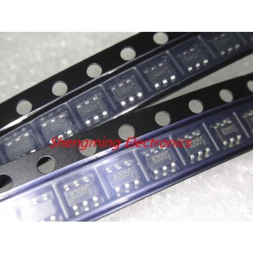 10pairs DW01+ 8205S combination SOT-23-6 battery protection chip 20pcs/lot
