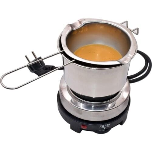 1 Set Beeswax Melting Pot with Electric Heater Stove Candle Making Beeswax Melter Beeswax Heater Wax Melting DIY Candle