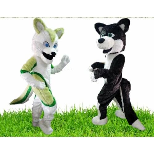 New Hot Husky Dog Wolf Fox Mascot Costume Suits Cosplay Party Game Dress Outfits Clothing Cosplay Hallowen Unisex Gift Adults