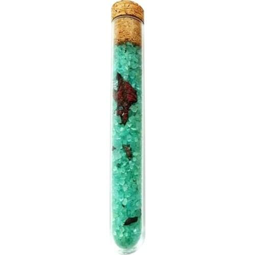 Plastic Test Tube with Cork Stopper Bead Storage Vial Containers