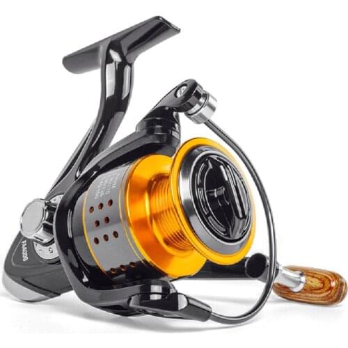 Fishing coil Wooden handshake 13+ 1BB Spinning Fishing Reel Professional Metal Left/Right Hand Fishing Reel Wheels 2020 New