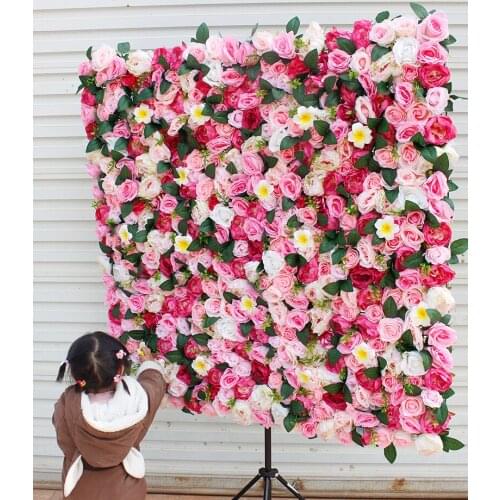 SPR 2018 new arrival Artificial Hydrangea rose flower wall wedding party decorations backdrop table runner market flore