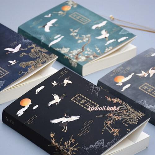 Super Thicken A5 Coloring Book School Supplies Drawing Notebooks Vintage Chinese Style Sketch Books Journals Office Accessories