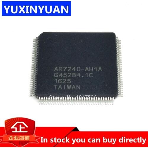 10PCS/LOT AR7240 AR7240-AH1A TQFP original QFP128 Network adapter chip electronics IC kit