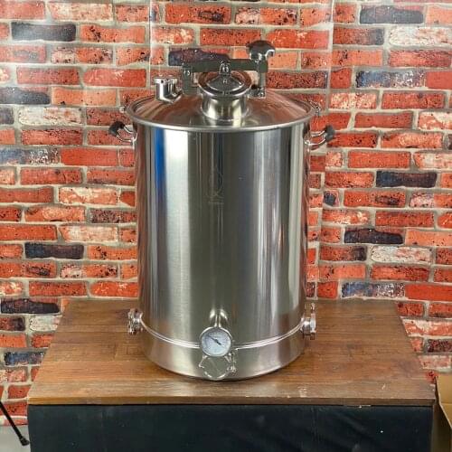 150L Micro Brewery Pot, Boiler, Tank, Fermenter with bell lid Distillation, Rectification, Sanitary Steel 304