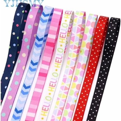 3/8" 10Yards M-21528-715 Double-Sided Geometric Thicken Ribbon DIY Handmade Dog Collar Leash Mobile Phone Chain Kettle Webbing