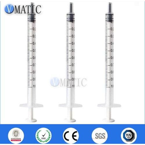 Free Shipping 100Pcs High Quality 1ml/cc Plastic Glue Dispensing Syringe