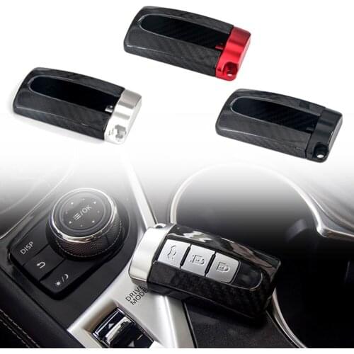 Carbon Fiber Car Key Case Fob Shell Cover for Nissan X-Trail Altima Maxima Murano Quest Frontier For Infiniti Models Universal