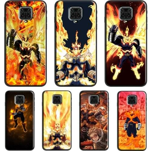 Endeavor My Hero Academia Case For Xiaomi Redmi Note 10 Pro 7 8 9S 8T Note 9 Pro Back Cover For Redmi 9A 9C 9T 7A 8A