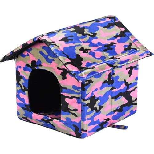 Dog House Indoor Outdoor Warm Kennel Pet Cat Cave Nest Rabbit Nest Cat Litter Kennel Washable Pet Sleeping Bed For Cats Shelter