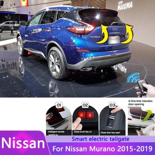 Electric Tailgate For Nissan Murano 2015-2019 Power Trunk Lift Electric Hatch Tail Gate Auto Rear Door Tail Box Intelligent