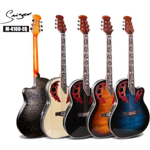 41 Inch Electric Acoustic Guitar M-1460-EQ Ovation Guitar Semi Electric Acoustic Guitar With 4-band pickup