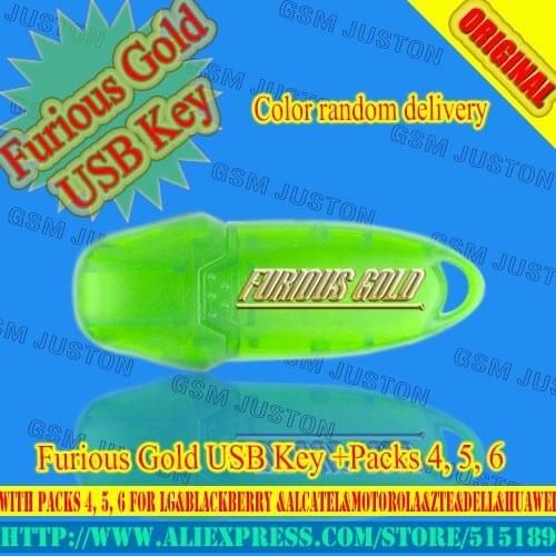 Gsmjustoncct Furious Gold USB Key Activated with Packs 4, 5, 6 For LG&BlackBerry &Alcatel&Motorola&ZTE&Dell&Huawei