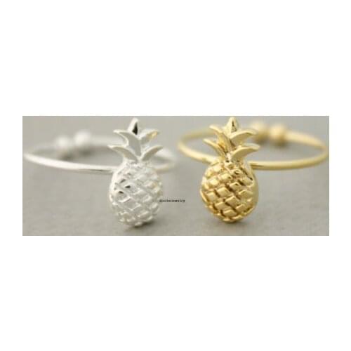 Daisies One Piece New Fashion Cute Pineapple Adjustable Ring Gift Girls Rings For Women Anillos Hombre Anel