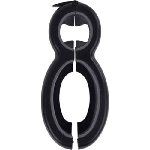 6 in 1 Multi Function Twist Bottle Opener Multi-functional can opener plastic pie opener creative kitchen gadgets