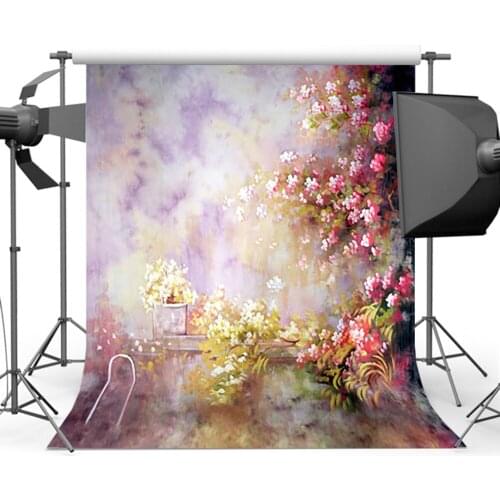 MOCSICKAFairy Tale Garden Photography Backdrops Newborns Photo Background Flower Backdrop Photography Studio Props CM-4422