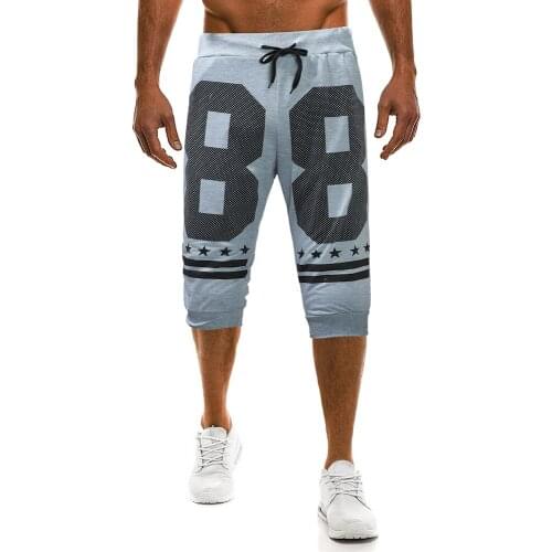 Fashion New Mens Digital 88 Print Casual Shorts