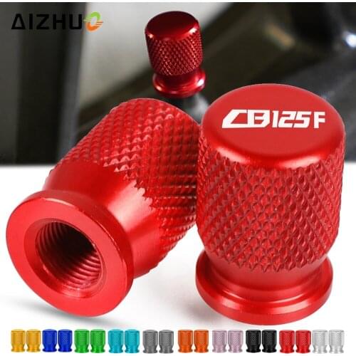 Motorcycle CB125F CNC Aluminum Tire Valve Wheel Tyre Air Port Cover Cap Accessories FOR HONDA CB125F CB125 F 2016 CB 125F LOGO
