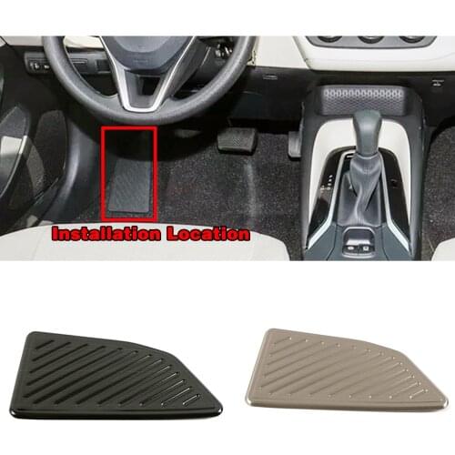 For Toyota Corolla 2019-2021 Rest Pedal Cover Trim Sticker Car Accessories Stainless Steel Main Driving Size LHD Model