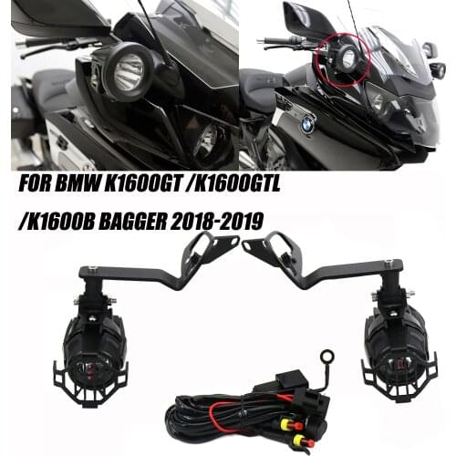 NEW K1600GT K1600GTL K1600B 2021 2020 2019 2018 Motorcycle Fog lamp Spotlight Bracket Holder Spot Light Mount For BMW K1600GT K