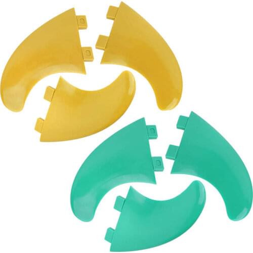 Swimming 3pc Surfboard Fin PVC Longboard Fin Surf Fin Left Middle Right Surfing Accessory For Longboard Shortboard Accessory