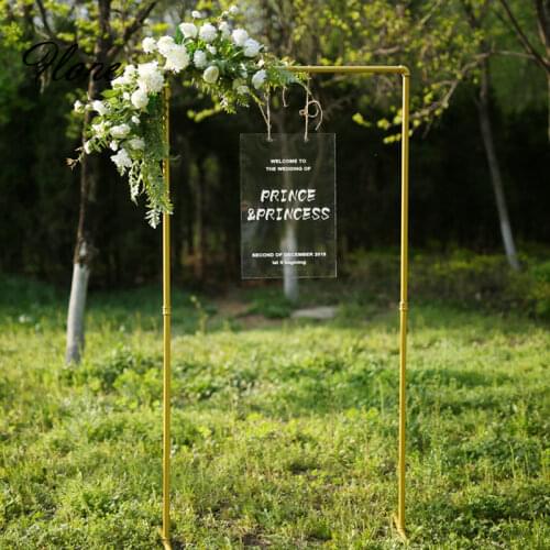 Custom Mori Rural Outdoor Wedding Decoration Artificial flower arrangement Square wedding Arch backdrop Stage Flower Stand