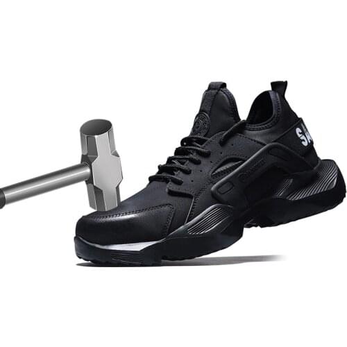 Work Safty Shoes 2019 fashion Hunting Shoes Ultra-light Soft Bottom Men Breathable Hiking Shoe Anti-smashing Steel Toe Work Boot