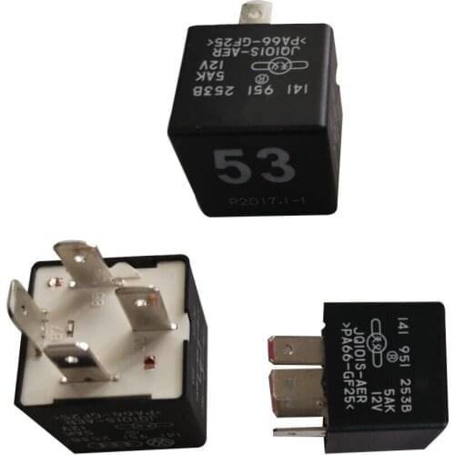 Fuel pump relay NO.53 Fit for Audi A8Q AUDI A8/S8 QUATTRO AS3 AUDI S3 D //VW Polo Passat Golf OE:141951253B 141 951 253B