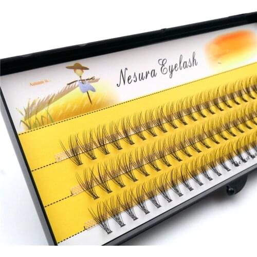 60 pieces of makeup personal eyelash grafting eyelash extension thick eyelashes beauty shop eyelashes wholesale free shipping