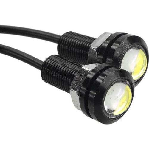 Water-proof LED Eagle Eye Lights Motorcycle Set Backup Running Turn 18mm 9W Car Fog Light DRL Reverse Turn Kit