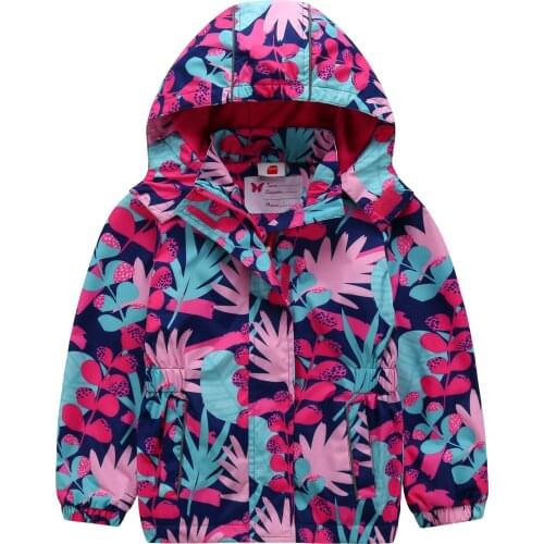 Waterproof Windproof Baby Girls Jackets Child Coat Children Outerwear Warm Polar Fleece For 3-12 T Winter Autumn