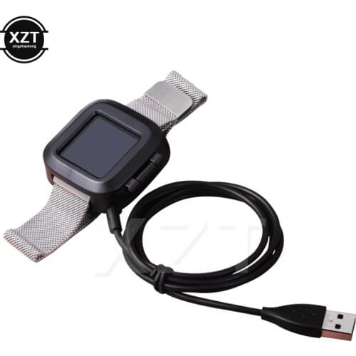 1PCS USB Charging Cable Power Charger Dock Station Cradle Charging Adapter For Fitbit Versa Smart Watch High quality