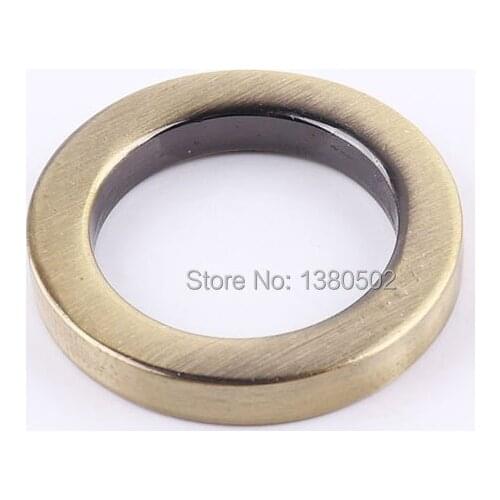 8pcs /lot Bronze Color 28mm outer Metal O ring Buckles for Leather Bag backpack Accessories