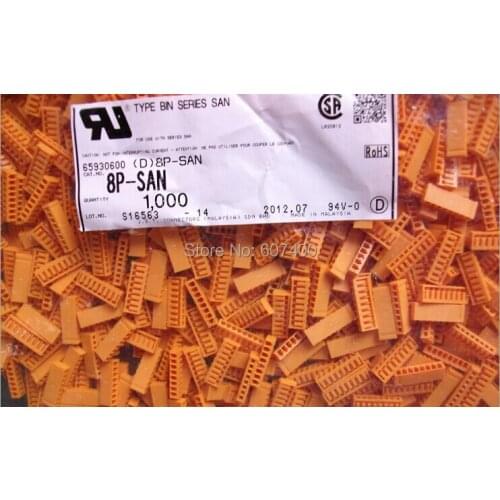 8P-SAN housings yellow color Connectors terminals 100% new and original parts