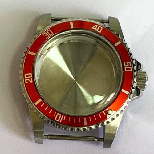 Watch Mens Accessories Red Aluminum Frame Stainless Steel Shell 39.5mmFor St1612 Japanese Movement 8215 ETA 2