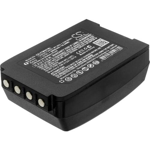 CS 2600mAh / 19.24Wh battery for Vocollect Talkman T2, Talkman T2X 730021, 730025, BT-602-1, CWI26591