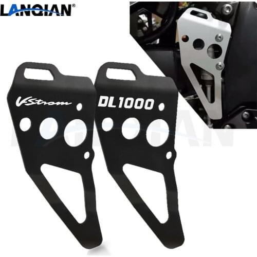 Motorcycle Aluminum Rear Brake Pump Cylinder Guard Cap For Suzuki DL 1000 V-Storm 1000 2015 2016 2017 2018 2019 Accessories