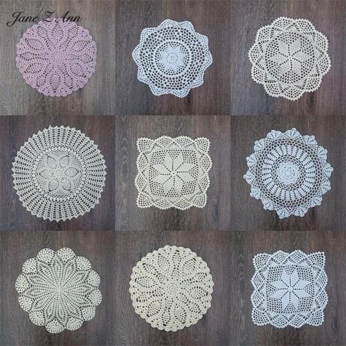 Jane Z Ann Ins style baby beautiful handmade crocheted lace pad layer studio shooting decoration photography props
