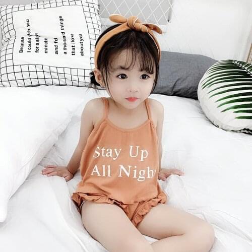 2Pcs Fashion Summer Kids Baby Girls Boys Clothes Cotton Casual Sleeveless Tops T-shirt+Shorts Toddler Infant Outfit Set 12M-9Y