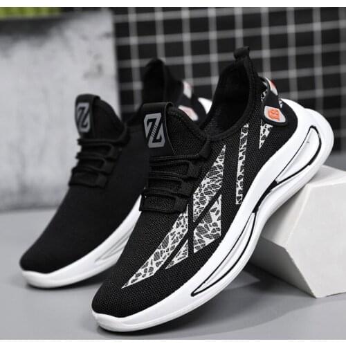 Men Shoes Brand Fashion Men Casual Shoes Lightweight Breathable Men Sneakers Lace Up Gray White Black Red Tenis Man Shoes