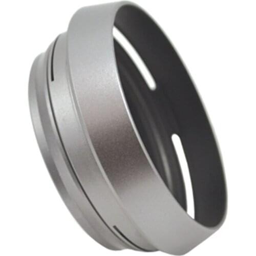 LH-JX100 Silver Lens Hood LA-49X100 Adapter Ring For FUJIFILM Fuji Finepix X100 X100S