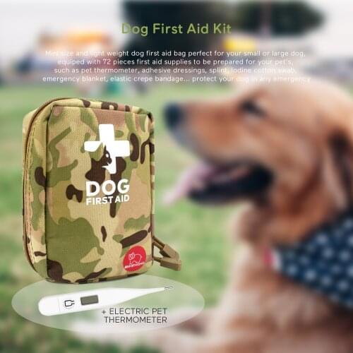 Portable Pet Dog First Aid Kit for Camping Dog Safety Supplies Treat Cuts And Scrapes Pet Adventure Medical Kits Dropshipping