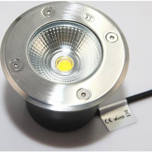 15W Dimmable LED Underground light IP67 DC12V/AC85-265V Outdoor Ground 15W COB Floor Lamp Garden Square Path Buried Yard Spot