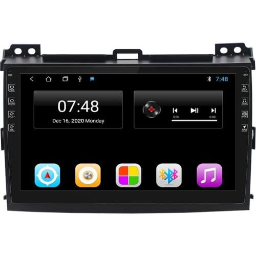 It is applicable to the MP5 Bluetooth reversing image of Toyota Prado GPS Android navigation all-in-one car 04-09