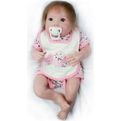 Lifelike Boneca Reborn Baby Doll Soft Real Touch Full Silicone Toys For Children Birthday Gift Vinyl Girls Dolls Kids Playmate