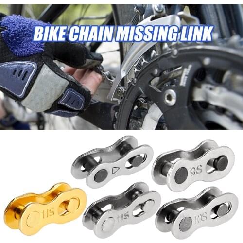 1 Pair / 5 Pair Bike Chain Link Bicycle Chain Repair Tool Bike Missing Link Bike Chain Connector 6-8S / 9S / 10S / 11S Bicicleta