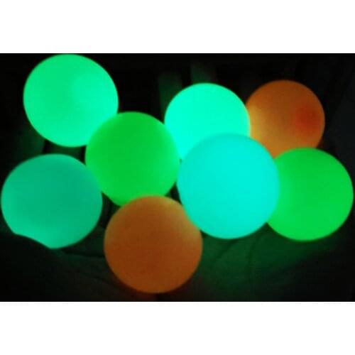 8pcs Luminous Sticky Wall Ball Toys Sticky Wall Ball Suction Wall Luminous Toy Ball Children Adult Decompression Wall Ball Toy