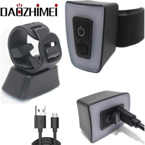 Bicycle Taillight USB Rechargeable Bike Rear Light 5 Modes Mini LED MTB Bike Helmet Lamp Cycling Safety Warning Light Flash Lamp