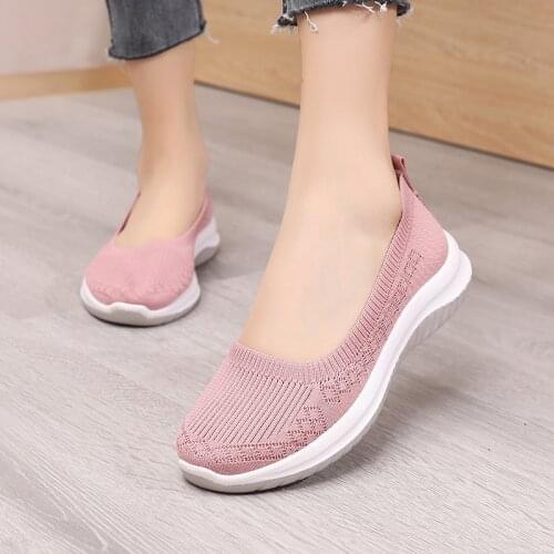 2021 Summer Women Shoes Mesh Light Breathable Women Sneakers Flats Casual Female Trainers Walking Shoes Zapatillas Mujer Shoes